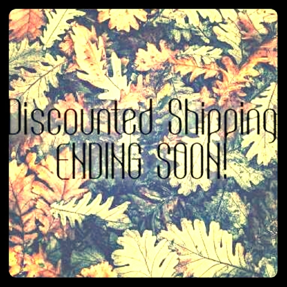 Discounted Shipping Ending Soon